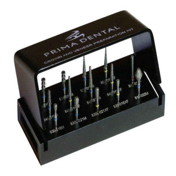 Prima Dental Crown & Veneer Preparation Bur Kit Biodent
