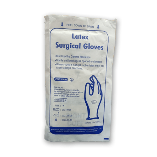 Latex Surgical Gloves Size 7 (One Pair) Biodent