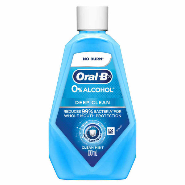 Oral-B Deep Clean Mouthwash Mint 100ml – Biodent