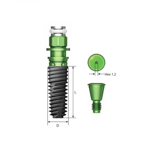 [NO MOUNT] Osstem TSIII SOI Fixture Implant – Biodent