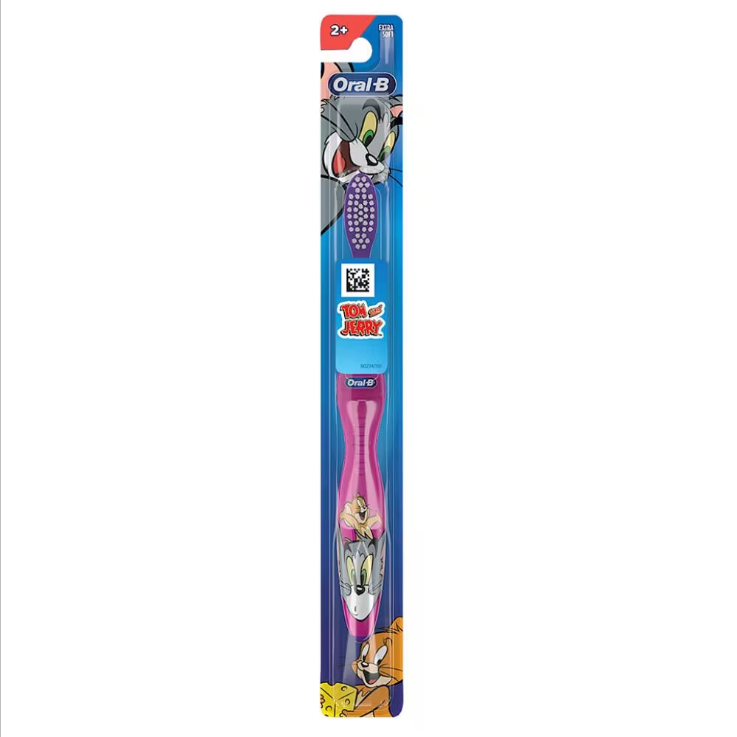Oral B Kids Toothbrush Tom Jerry Extra Soft Biodent